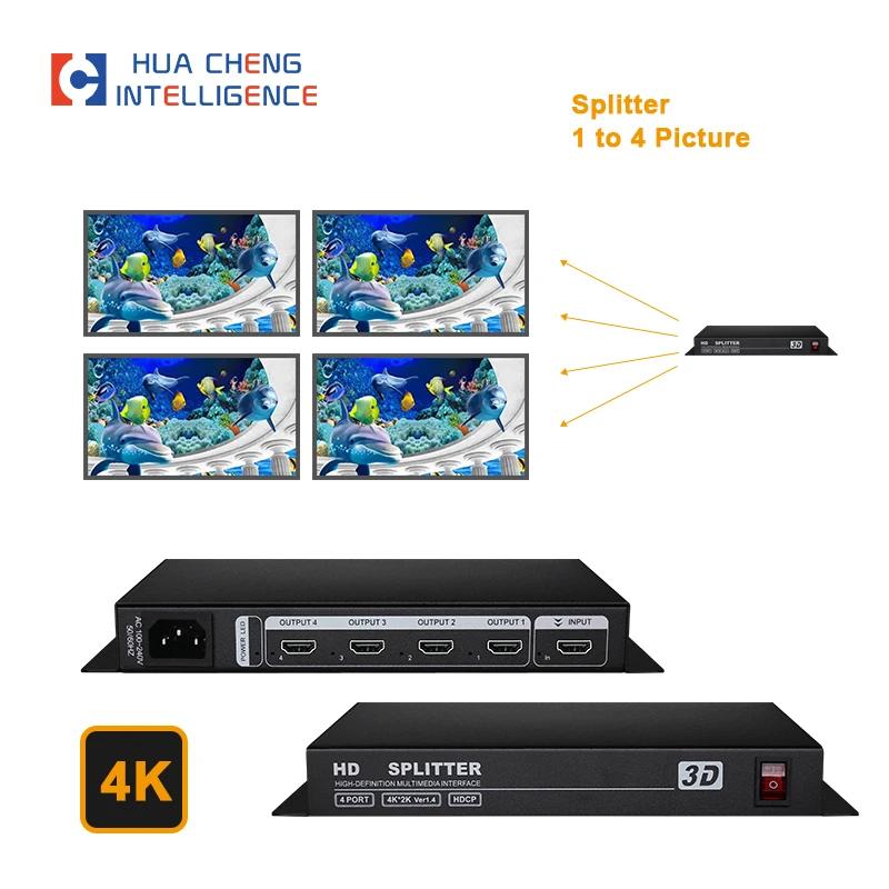 AMS-H1S4 HD й LED ũ  й, Ʈ TV ڽ ó P4 P5 , 1 in 4  ȣ й, 4K, 30Hz, 1x4